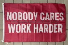 Motivational Flag Free Ship Nobody Cares Work Harder Gym USA 3x5' Sign Banner