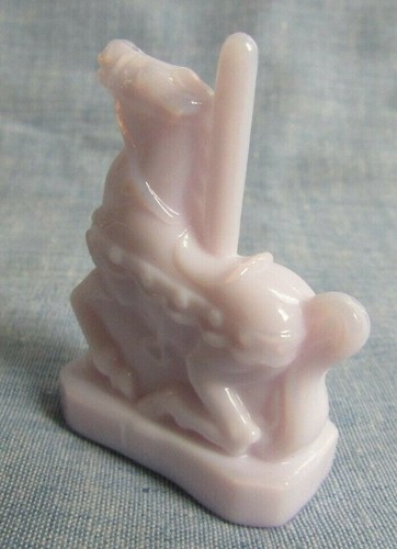 BOYD GLASS LITTLE JOE CAROUSEL HORSE FIGURINE (TOUCH OF PINK) - Picture 3 of 5