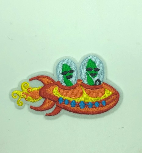 Planet Astronaut Space Embroidered Sew Iron On Patch Satellite - Picture 16 of 19
