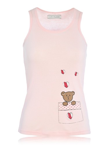 Conjunto de pijama capri suave de 2 piezas para mujer JEFFRICO 7040C sin mangas y pantalones capri 7040C - Imagen 9 de 18