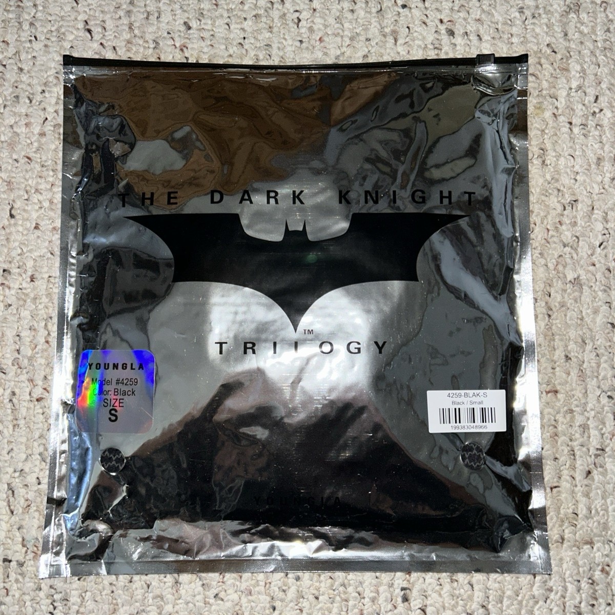YOUNGLA (SOLD OUT) - 4259 - BATMAN COMPRESSION TEES - BLACK