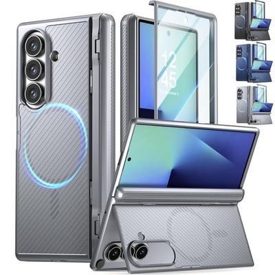 For Samsung Galaxy Z Fold 7 Case Poetic MagSafe Compatible With Kickstand Cover