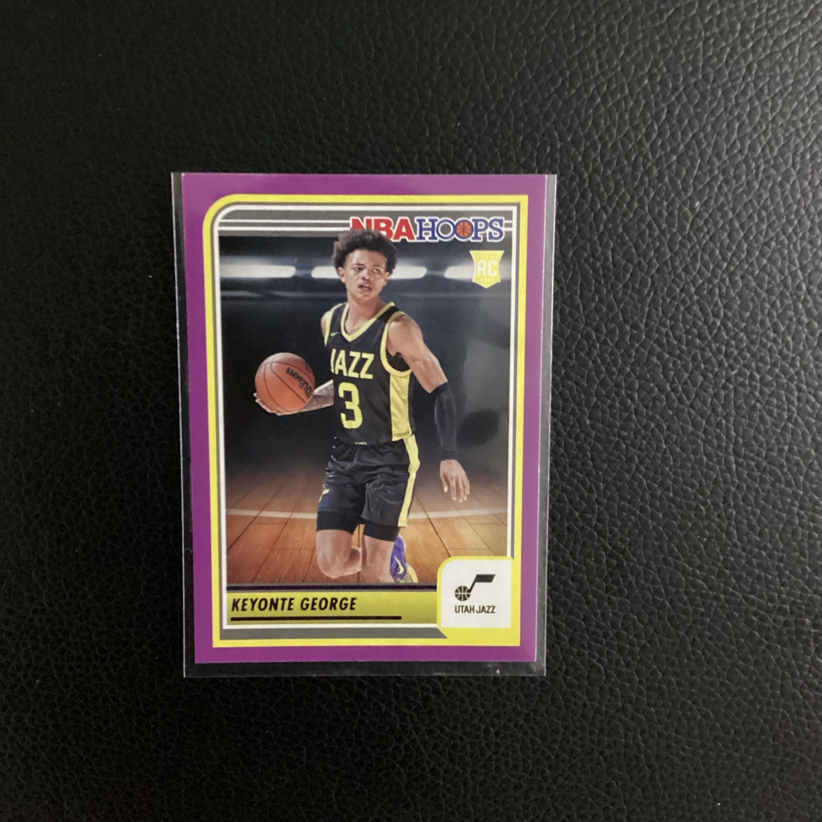2023-24 NBA Hoops Keyonte George Purple Parallel Rookie RC Utah Jazz #271
