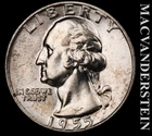 1955-D Washington Quarter - Choice Gem Brilliant Unc+++  Lustrous  #L1669