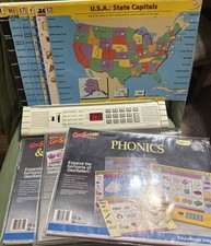 Vintage GeoSafari Electronic Learning Game EI-8800 W/41 Sheet Sets Tested Works