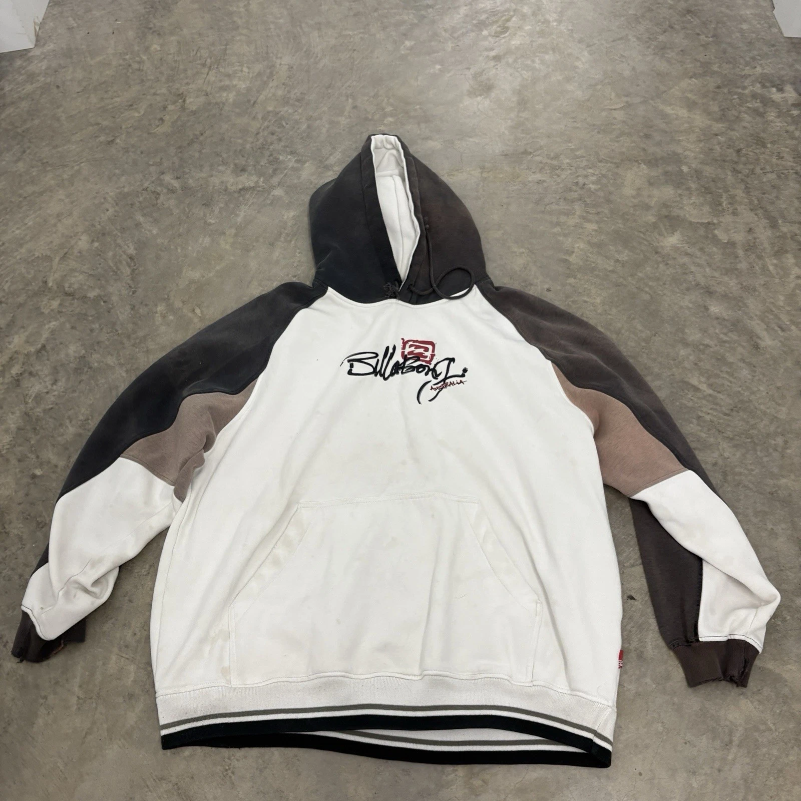 Vintage Billabong Australia Hoodie Men XXL 90s Y2K Logo Graphic Surfwear Skater