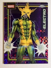 Topps Chrome Marvel 2026 ELECTRO #115 /75 Purple Shimmer Refractor