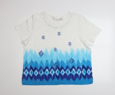 Basic-T-Shirt Damen UK Größe XL Alfred Dunner Blau