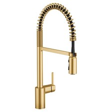 Moen 5923BG Align 1.5 GPM Pre-Rinse Pull Down Kitchen Faucet with Power Boost