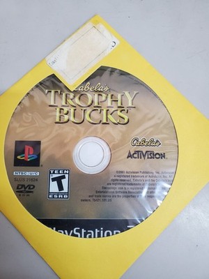 Cabela's Trophy Bucks PS2 PlayStation 2 - Disc only Tested