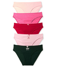 Victoria's Secret Signature Bikini Panty Holiday 5-Pack S M NWT