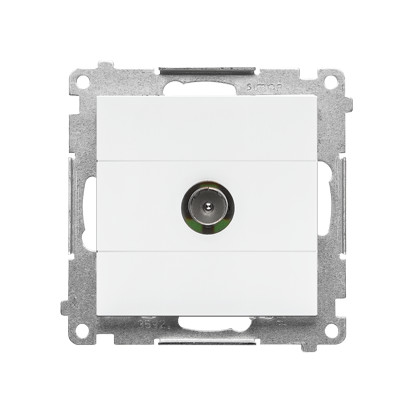 55 MODULE WHITE MATT TV SOCKET 1X FOR BUILT-IN AK1.01/111