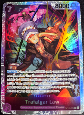 #ad Trafalgar Law OP12 073 SR ONE PIECE Tcg Card Game NM Purple $1.95