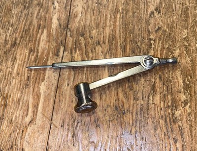 VINTAGE HELIX ZÄHLZIRKEL SCHULE TECHNISCHER ZEICHNER INGENIEURE WERKZEUGE