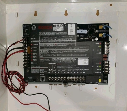 Bosch B8512G G Series IP Control Panel, 8 Areas, 99 Points w/Universal Enclosure