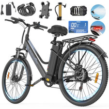26inch Electric Bike 36V 20Ah Cargo E-Bike E-CityBike 7 Speed E-MTB 120KM Adults