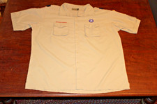 Boy Scouts of America BSA Men's Shirt Tan 2X-Large XXL 100 Supplex Nylon