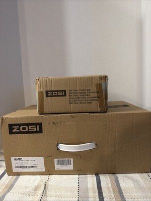 ZOSI 8AP-3063W4-10-US 8 channel, 4 camera video system + 4 Pack 100ft Cable