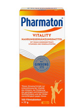 Vitality | 100 Tabletten | Mit Ginseng G115, ...