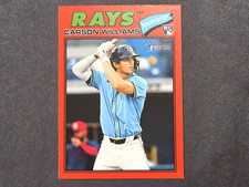 Carson Williams 2026 Topps Heritage RED BORDER Parallel Rookie RC #161