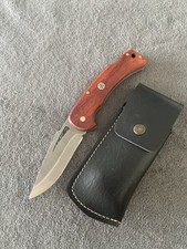 Edles Taschenmesser aus 4116 Stahl mit Wurzelholzgriff 