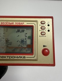 RARE VINTAGE SOVIET  MERRY COOK USSR  CHEF CATCH ELEKTRONIKA GAME & WATCH #4