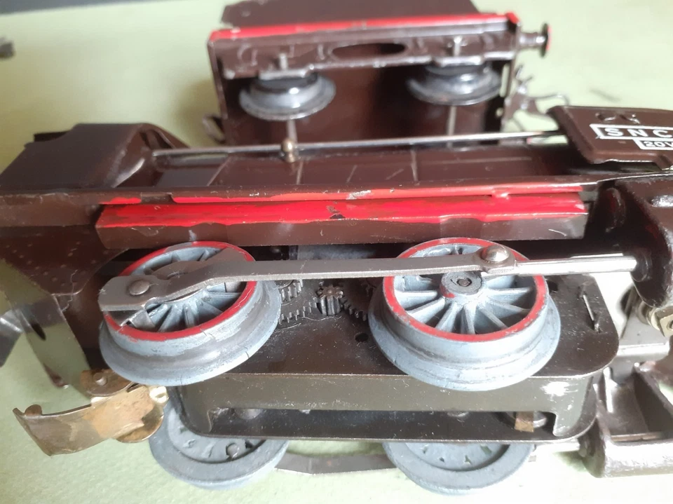 Hornby 0 :LOCO électr 020 "OB" MARRON - Photo 4/4