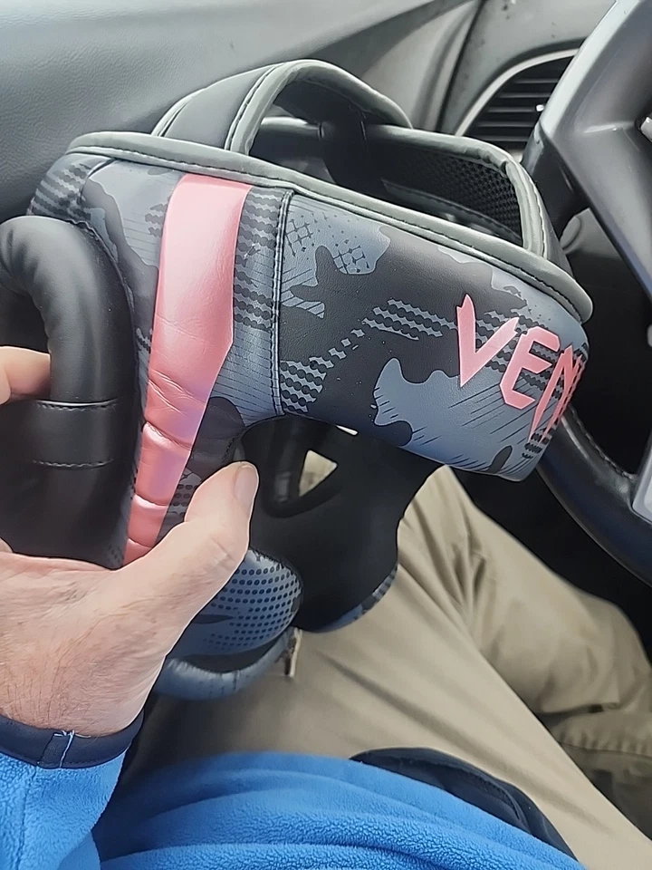 Tocado protector rosa Venum Elite Boxing MMA talla única kickboxing  Foto 2 de 4