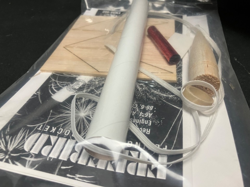 Extremely Rare, OOP, Squirrel Works Freebird Flying Model Rocket Kit ...