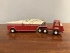 Vintage Red Tonka Fire Truck With Ladder Pressed Steel Metal 1970's Mini