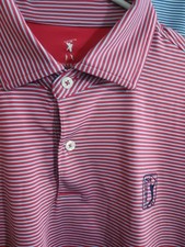 New Made In The USA (Fairway & Greene) PGA Tour Golf ⛳️ Polo Sz:M Acqua & Pink