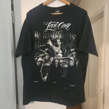 2014 DGA Grunge T-shirt LowRider Men's XL Mexican Skater Chicano Bar Black 