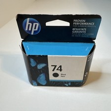 Genuine HP 74 Black Ink Cartridge CB335WN Expired May 2020