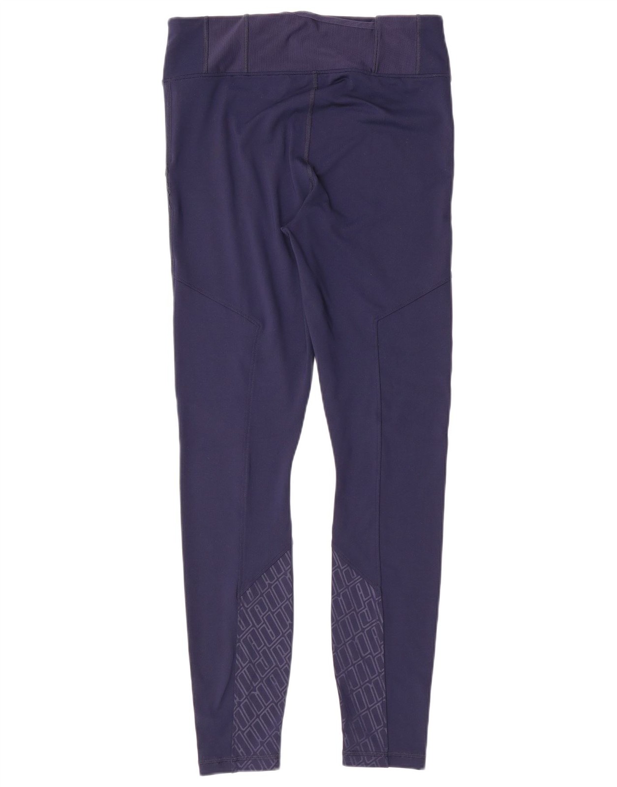 PUMA Womens Graphic Leggings UK 12 Medium  Navy Blue Polyester CW09 image 2