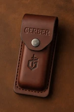 Gerber Brown Leather Sheath for Center-Drive & MP600 Multitools Belt Pouch Case
