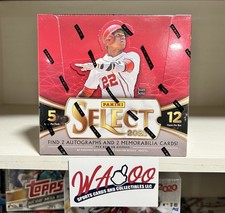 2021 Panini Select Baseball MLB Factory Sealed Hobby Card Box 2x Autos Per Box!