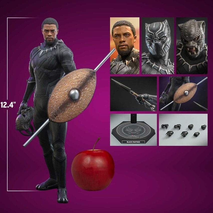 Mms671 Black Panther Legacy 1/6 Original Suit Marvel Civil War