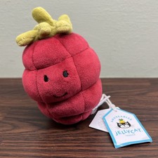 Jellycat Fabulous Raspberry New With Tags  - Rare Retired Genuine