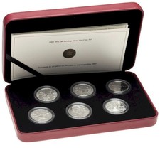2005 Canada 50-cent Battle of Britain 6-coin Sterling Silver Set