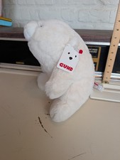 Gund SNUFFLES Bear 10" White Plush 6050368 NWT New With Tags Iconic Crescent