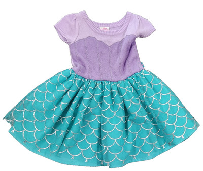 Disney Princess Ariel Dress Girls Toddler Size 3T Costume Outfit