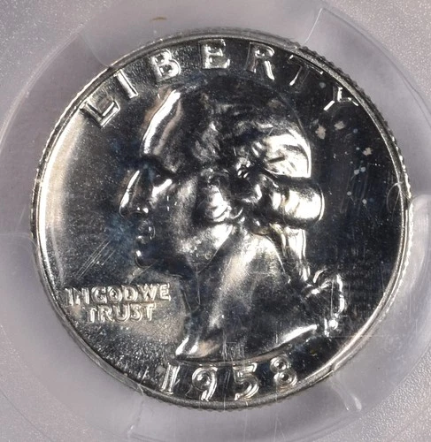 1958-P Washington Quarter Proof — photo from the most recent tracked eBay sale