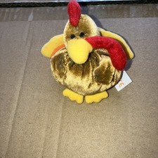 Russ Bean Bag Plush Tom the Turkey Plush Vintage New with Tags 4 inch