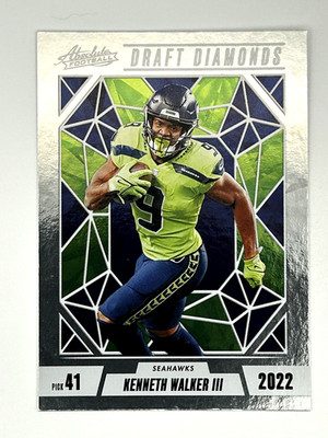 2024 Panini Absolute - Draft Diamonds Kenneth Walker III (RC) #DD-KWR