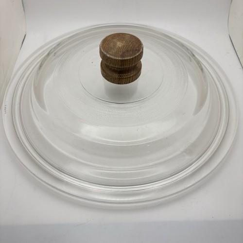 Vtg Mirro Cookware Glass Lid Wood Handle Made in Mexico 10.25 in Replacement - Picture 1 of 6