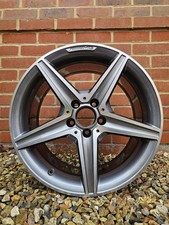 18" MERCEDES ALLOY WHEEL C CLASS AMG W205 GENUINE 8.5X18 ET49 A2054011200 REAR