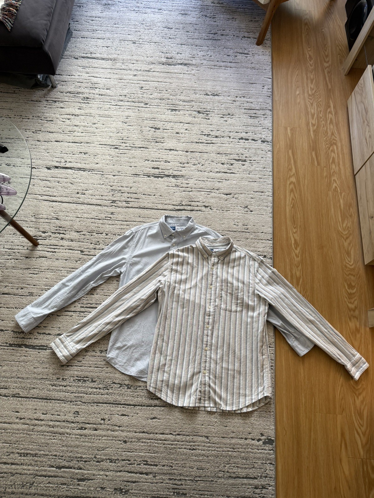 Old Navy Everyday Button Down Bundle Two Size Med… - image 1