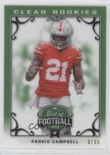 2019 Leaf Best of Football Clear Rookie Green 3/35 Parris Campbell #FB-18 7l6