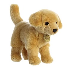 Aurora Realistic Miyoni Yellow Labrador Plush Stuffed Animal Toy 10" 26399