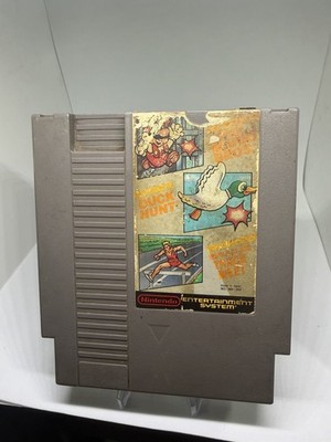Super Mario Bros Duck Hunt Track Meet NES Nintendo 3-in-1 Tested Cart Only